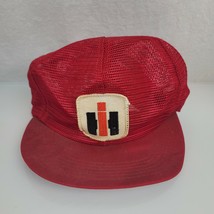 Vintage MADE IN USA 3 STRIPE MASSEY FERGUSON SNAPBACK TRUCKER HAT - $29.69