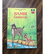 Vintage Disney&#39;s Wonderful World of Reading Book!!! Bambi Grows Up!! - $12.28 CAD