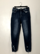 Kancan Womens Jeans 29 Blue Estilo Cropped Distressed Casual Denim Jeans - £15.92 GBP