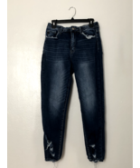 Kancan Womens Jeans 29 Blue Estilo Cropped Distressed Casual Denim Jeans - £15.92 GBP