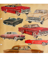 1950s Ford &amp; Lincoln Cut-Outs Ephemera Mounted Automobilia Ephemera DWJJ16 - $41.35 CAD