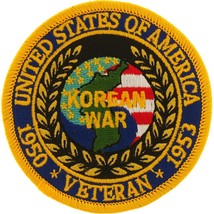 Korean War Veteran 50th Anniversary Patch 3&quot; - £7.53 GBP