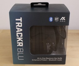 AXIL TRACKR BLU Bluetooth Tac Earmuff Hearing Protection 27 dB Black Matte - $1,108.13 MXN