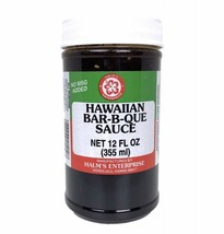 Halms Hawaiian Barbecue Bbq Sauce 12 Oz. (Pack Of 2 Bottles) - £23.38 GBP
