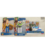 Disney Pixar Toy Story Woody w/Hat, Buzz Lightyear Figures &amp; Pop-up Crui... - £19.61 GBP