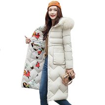 Both Two Sides Can Be Wore 2019 Women Winter Jacket New Arrival With Hooded Long - £450.51 GBP