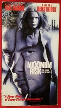 Maximum Risk (VHS, 1997) Video Cassette Tape Jean Claude Van Damme - £3.15 GBP