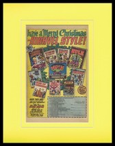 1979 Marvel Comics Christmas Framed 11x14 ORIGINAL Vintage Advertisement Hulk - £27.82 GBP