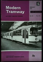 Modern Tramway and Light Railway Review Magazine February 1972 mbox3657/i Vol.35 - £3.84 GBP