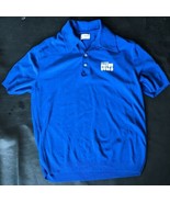 Vintage 1960s Baltimore Colts Blue Polo Shirt Ban Lon Garan XL Unitas NFL - $92.06 CAD