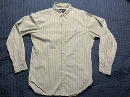 Ralph Lauren Polo Long Sleeve Button Up Long Sleeve Classic Fit Shirt Me... - £11.73 GBP