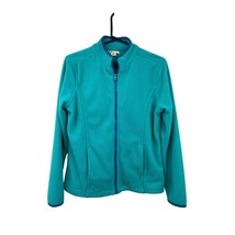 Hudson Bay Apparel Fleece Jacket Womens M Used Blue - £10.35 GBP