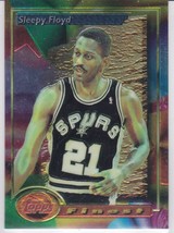 M) 1993- 94 NBA Topps Finest Basketball Trading Card Sleepy Floyd #72 - £1.56 GBP