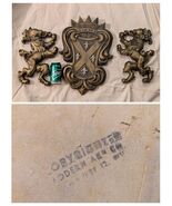 Set of 3 1960s Modern Art Co Lion Coat of Arms Chalkware MCM Wall Art Pl... - $9,258.05 MXN