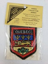 Vintage International Insignia QUEBEC Canada Embroidered Badge Patch 3&quot; ... - £4.36 GBP