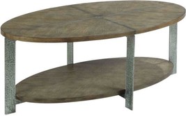 Woodbridge Oakville Coffee Table Cocktail Napa Hammered Steel Oak - £1,810.49 GBP