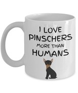 Miniature Pinscher Lover Gift, Funny Mini Pin Coffee Mug, Dog Mom Dad - ... - $23.04 CAD+