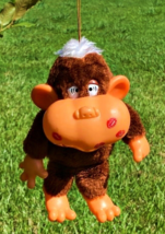 Russ Berrie Monkey SMOOCHER Hanging Stuffed Animal Plush 7 Inch Vintage ... - £11.33 GBP