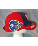 NY Giants NFL Cap Hat Blue &amp; Red team Apparel Adjustable - £13.20 GBP