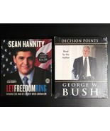 Let Freedom Ring by Sean Hannity &amp; Decision Points by George W. Bush Aud... - $19.99