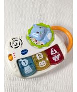 V-Tech Hippo piano baby toy 123 colors lights sounds music handheld vtec... - $130.01 MXN