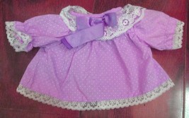Sunny Valley Kids Doll Dress 1988 Purple - $6.72