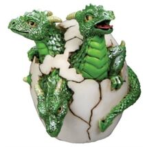 3 Headed Dragon Hatchling Collectible Figurine Statue Sculpture Figure - $16.98