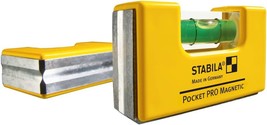 Stabila 11901 Magnetic Pocket Level PRO with Holster Yellow - £33.21 GBP
