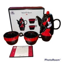 Disney Minnie Mouse Signature Tea Set for Two Limited Edition 1000 NIB Exclusive - £79.35 GBP