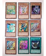 9 Super Rare YuGiOh Cards Lot: Armored Bee, Rabid Warrior, Machina Cannon - £6.92 GBP