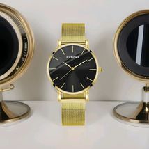 Synoke Mesh Band Quartz Watch for Women – Elegant Stainless Steel Case &amp;... - $16.82