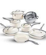12 Pc Ceramic Pots and Pans Set - $284.36