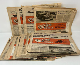 OLD CARS WEEKLY NEWS &amp; MARKETPLACE, NEWSPAPERS 1981, Lot of 12, Iola WI &#39;81 - $35.96