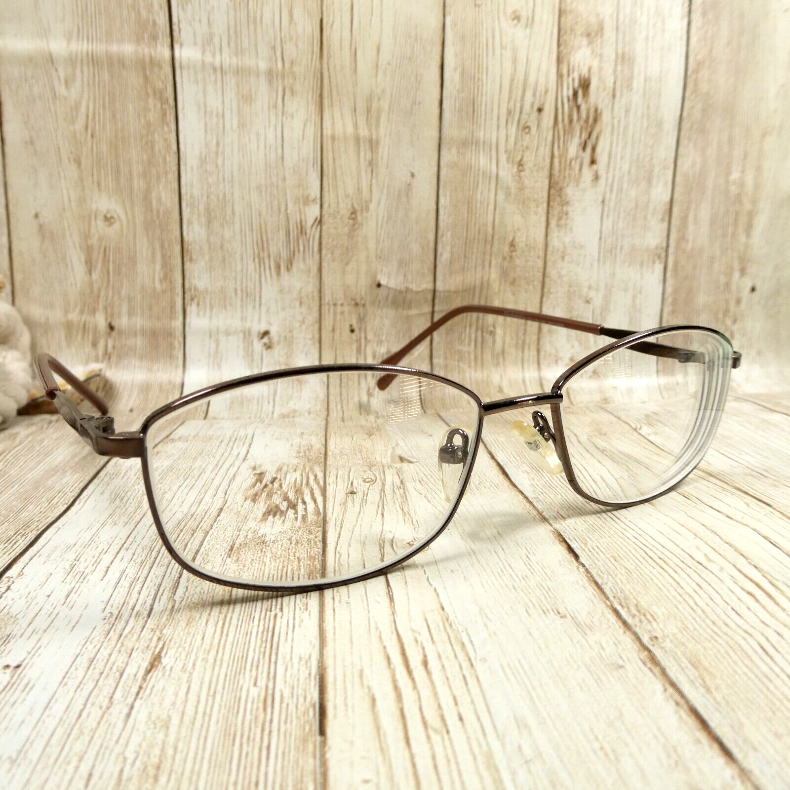 Envy Eyewear Brown Metal Eyeglasses FRAMES ONLY - EE-Amanda 52-16-140 - $22.25