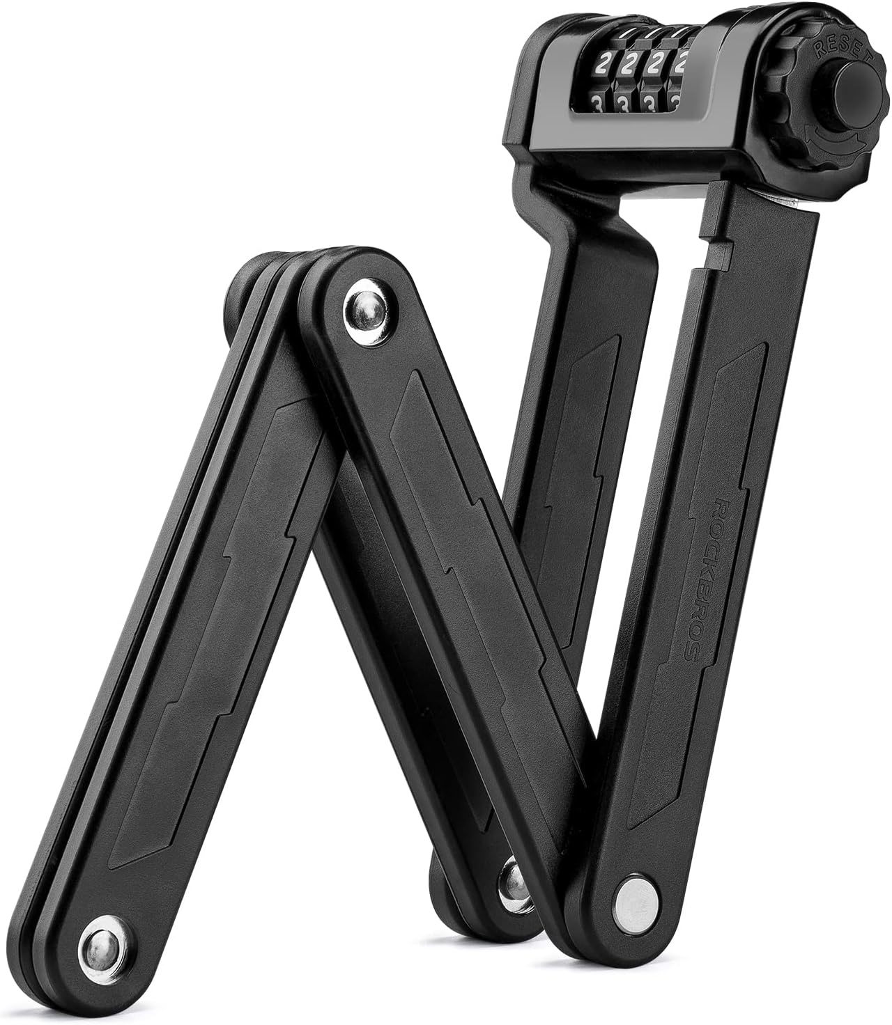 Rockbros Folding Bike Lock 4-Digit Foldable Bike Lock Combination Bike L... - $64.94