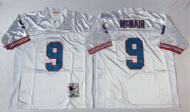 Men&#39;s Steve McNair #9 Stitched Jersey Light Blue White - T-Shirts - $46.99