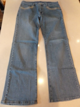 Christine Alexander Women&#39;s Sz 14 Blue Boot Cut Stretch Jeans W 35 I 32 ... - $398.90 MXN