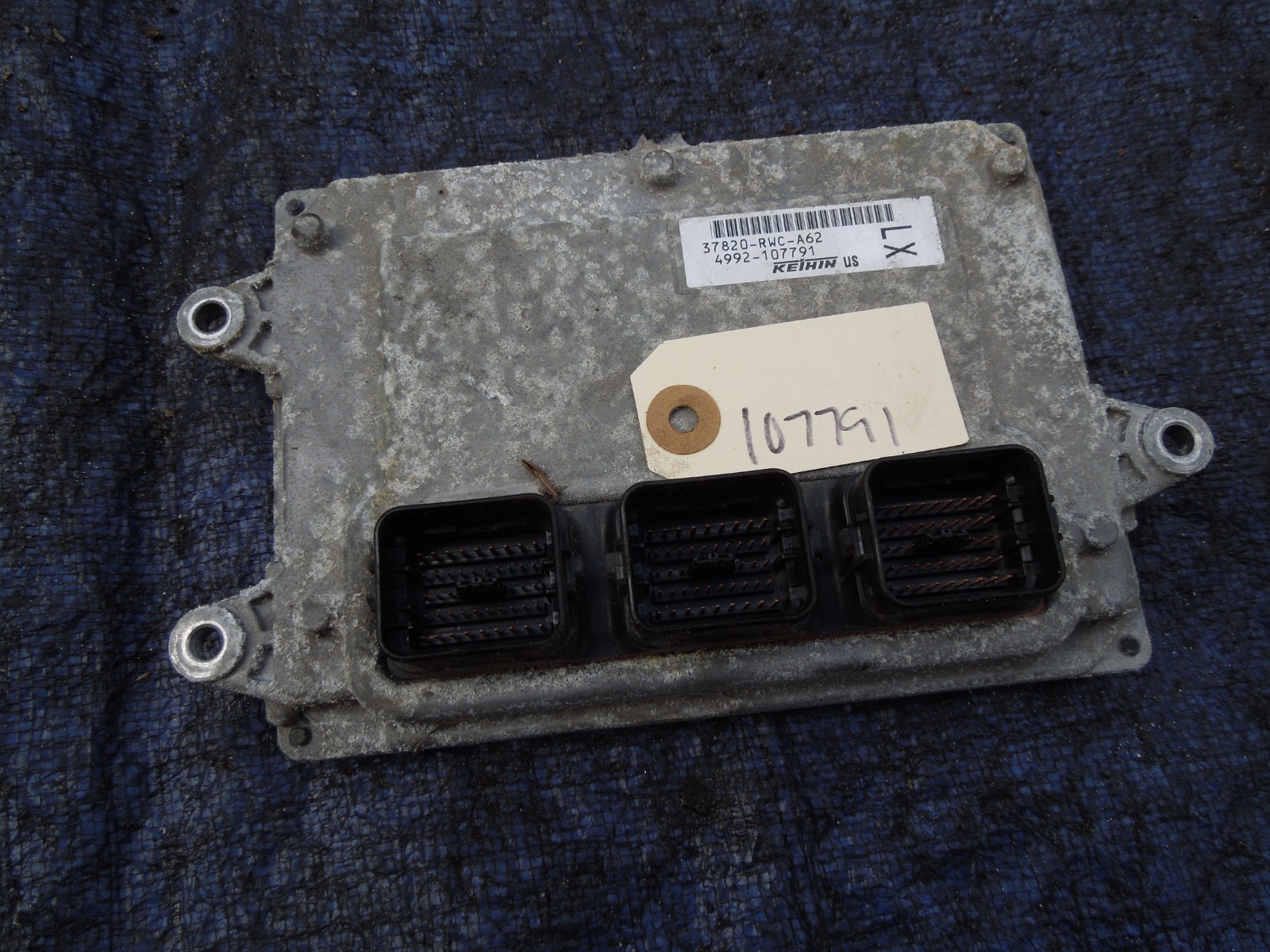 2010 Acura RDX 2.3 turbo engine computer ECU ECM 37820-RWC-A62 OEM 107791 Item image 4