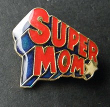 Super Mom Star Mothers Day Cute Lapel Pin Badge 1 Inch - £4.31 GBP