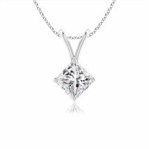 ANGARA Natural Diamond V-Bale Pendant Necklace in 14K Gold (IJI1I2, 0.33 Ctw) - £445.89 GBP