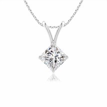 ANGARA 0.33ctw Natural Diamond V-Bale Pendant Necklace in 14K Gold (IJI1I2) - £429.77 GBP