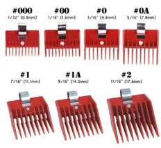 1 PIECE SPEED-O-GUIDE HAIR CLIPPER GUIDE COMB ATTACHMENT 7 SIZES TO CHOOSE - $3.99