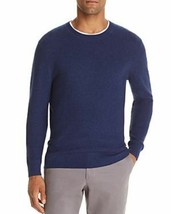 The Men&#39;s Store  Designer  Wool/Cashmere Textured Sweater Ocean Blue-Med - $46.99