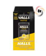 Full Box 8x Packs HALLS Minis Honey Lemon Menthol Cough Drops | 24 Drop ... - €38,31 EUR