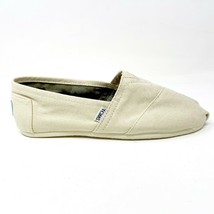 Toms Classics Natural Canvas Womens Slip On Casual Canvas Flat Shoes - £30.29 GBP