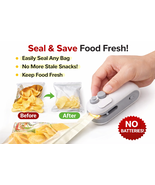 Mini Heat Bag Sealing Machine – Portable Handheld Food Bag Sealer for Ch... - $14.99