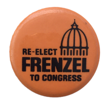 Vintage Bill Frenzel Minnesota For Congress Campaign Button Badge Pin 1.25&quot; - £7.70 GBP