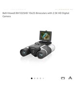 BELL+HOWELL BH1025HD 12X32 BINOCULARS WITH 2.5K HD DIGITAL CAMERA ~ BRAN... - €64,30 EUR