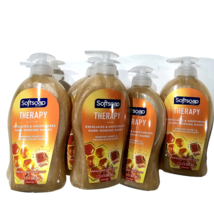 6 Softsoap Therapy Exfoliates Moisturizes Hard Working Hands Honey Brown Sugar - £27.96 GBP