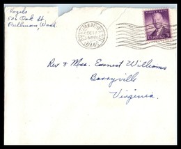 1945 US Cover - Pullman, Washington to Berryville, Virginia P9 - £0.78 GBP